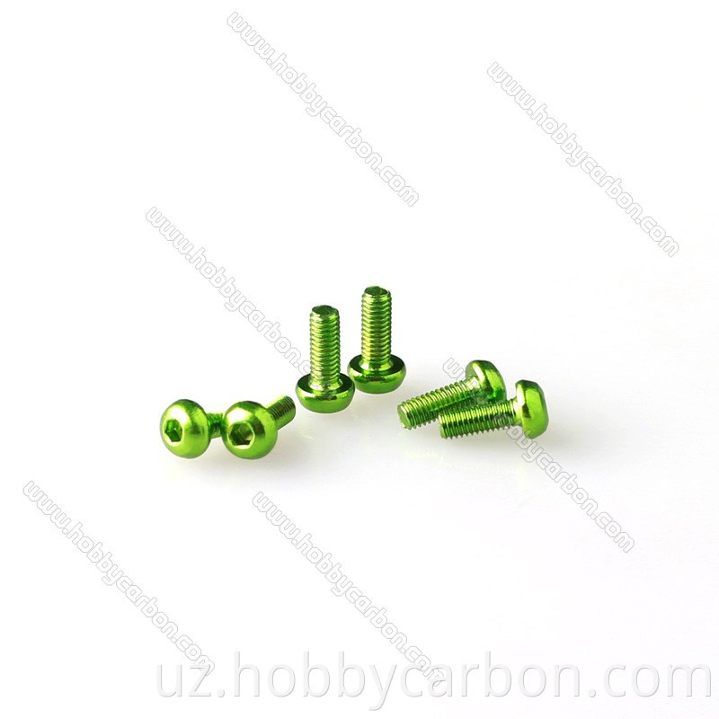 aluminum button screw